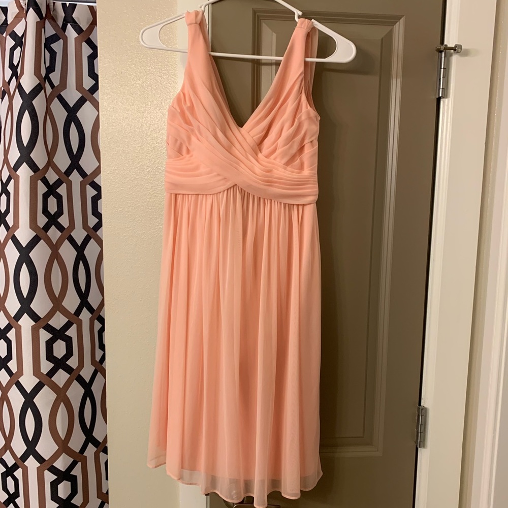 Pink bridesmaid dress